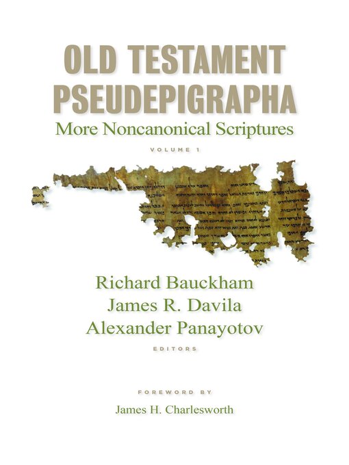 Title details for Old Testament Pseudepigrapha, Volume 1 by Richard Bauckham - Wait list